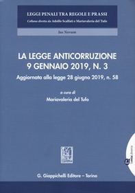 La legge anticorruzione 9 gennaio 2019, n. 3. Aggiornata alla legge 28 giugno 2019, n. 58 - Librerie.coop