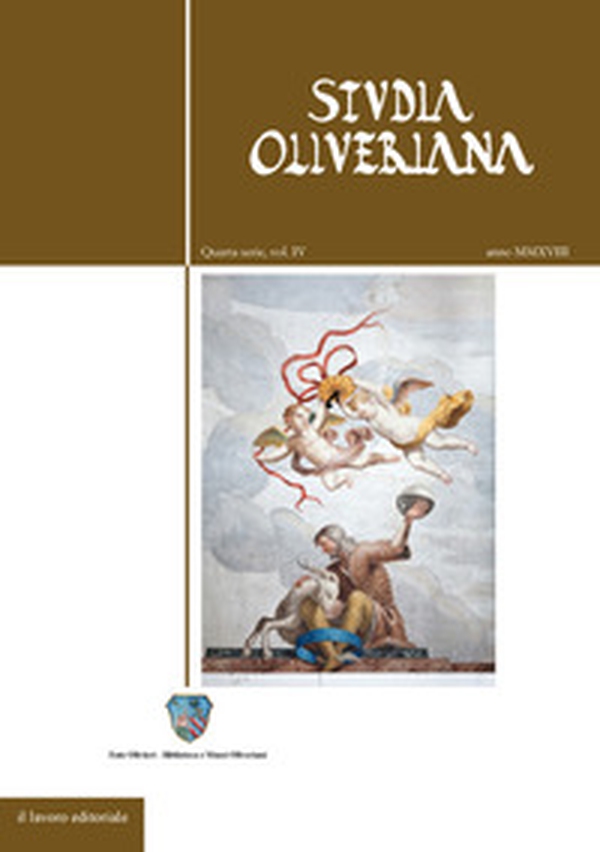 Studia Oliveriana. Quarta serie - Librerie.coop Studia Oliveriana. Quarta serie - Librerie.coop