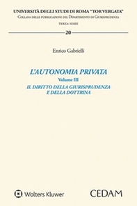 L'autonomia privata - Vol. 3 - Librerie.coop