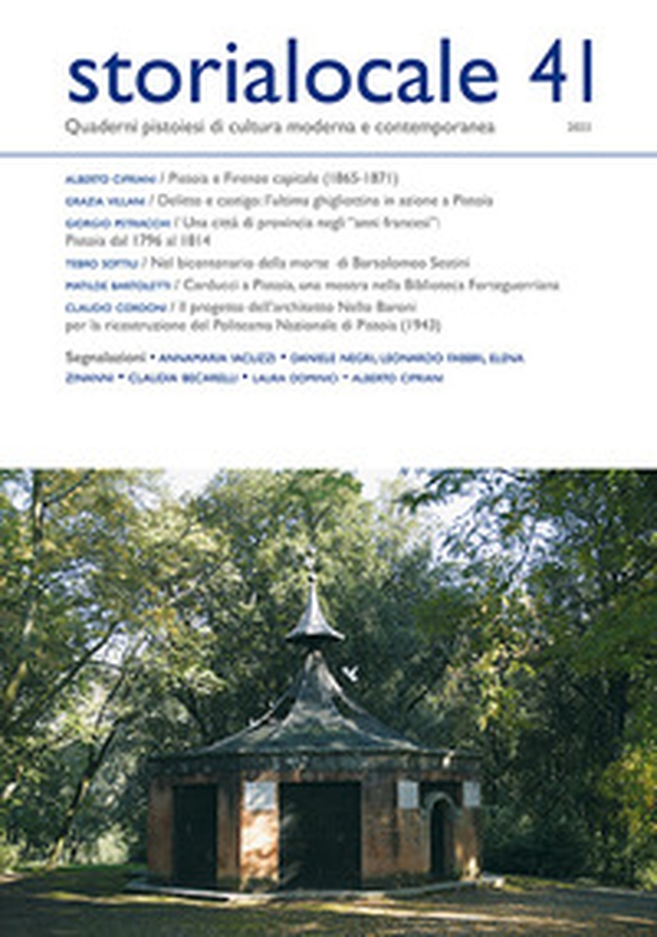 Storia locale. Quaderni pistoiesi di cultura moderna e contemporanea - Vol. 41 - Librerie.coop Storia locale. Quaderni pistoiesi di cultura moderna e contemporanea - Vol. 41 - Librerie.coop