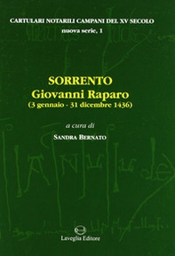 Sorrento: Giovanni Raparo (3 gennaio-31 dicembre 1436) - Librerie.coop