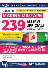 Concorso 239 allievi ufficiali Marina Militare - Librerie.coop
