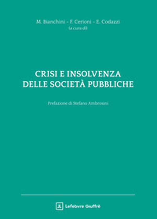Crisi e insolvenza delle società pubbliche - Librerie.coop