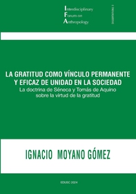 La gratitud como vínculo permanente y eficaz de unidad en la sociedad - Librerie.coop