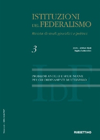 Istituzioni del federalismo. Rivista di studi giuridici e politici - Vol. 3 - Librerie.coop