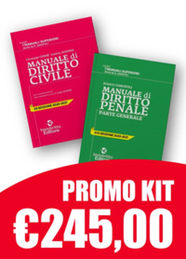 Kit Manuali Superiori 2020/2021: Manuale Superiore Di Civile + Manuale Superiore Di Penale - Librerie.coop Kit Manuali Superiori 2020/2021: Manuale Superiore Di Civile + Manuale Superiore Di Penale - Librerie.coop