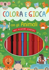 Colora e gioca con gli animali. Con 8 pennarelli - Librerie.coop Colora e gioca con gli animali. Con 8 pennarelli - Librerie.coop