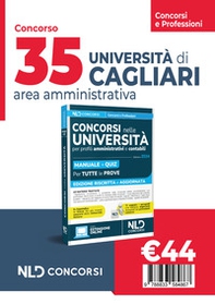 35 posti Università di Cagliari. Concorso area amministrativa: Manuale + Quiz 2024 - Librerie.coop