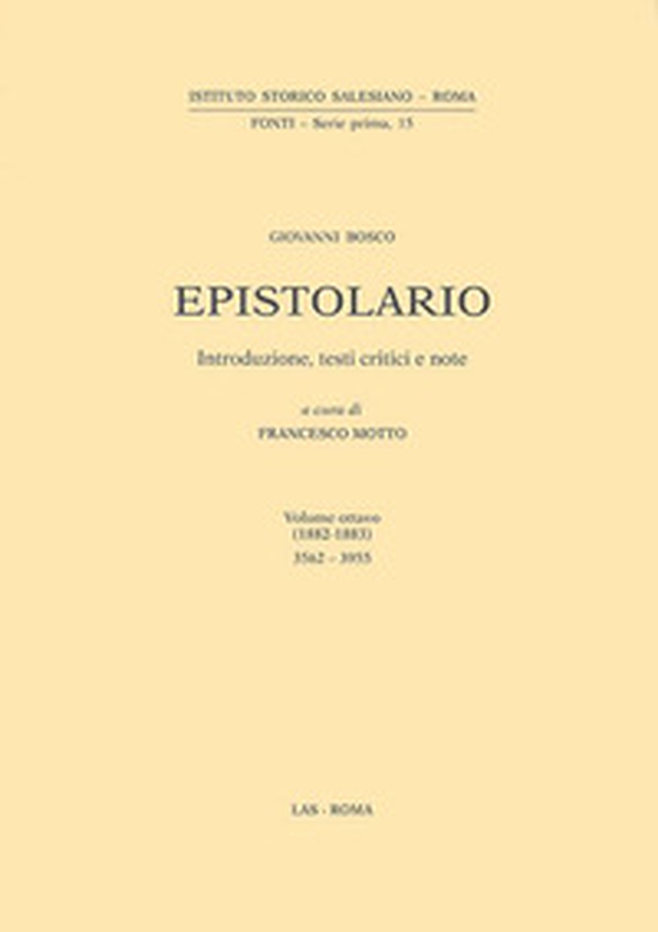 Epistolario - Vol. 8 - Librerie.coop Epistolario - Vol. 8 - Librerie.coop