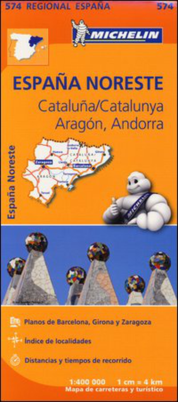 España Noreste. Cataluña/Catalunya. Aragón. Andorra. 1:400.000 - Librerie.coop España Noreste. Cataluña/Catalunya. Aragón. Andorra. 1:400.000 - Librerie.coop
