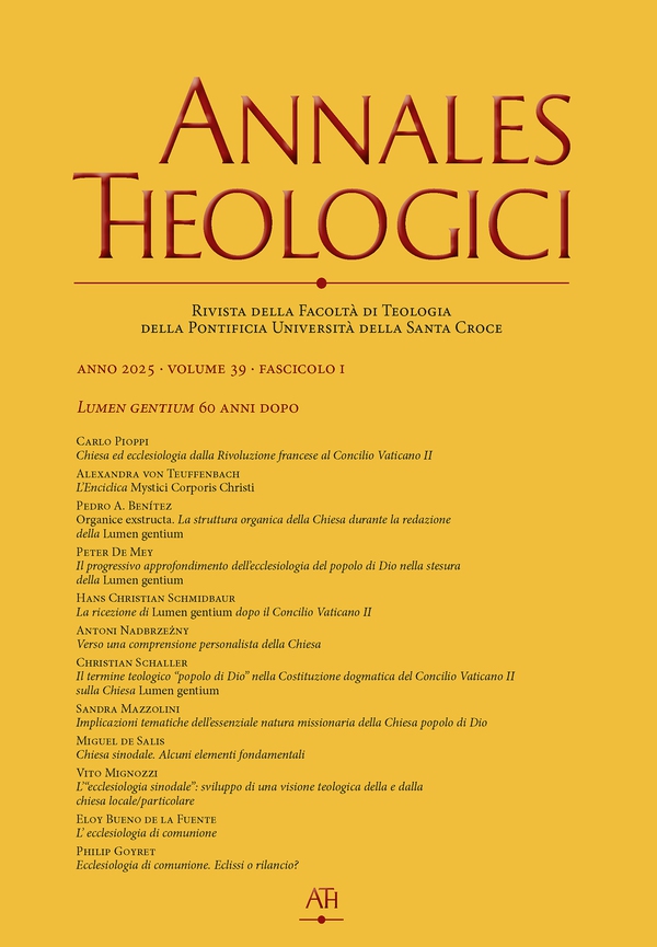 Annales Theologici 39 1 (2025) - Librerie.coop Annales Theologici 39 1 (2025) - Librerie.coop