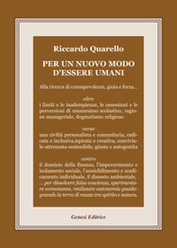 Per un nuovo modo d'essere umani - Librerie.coop