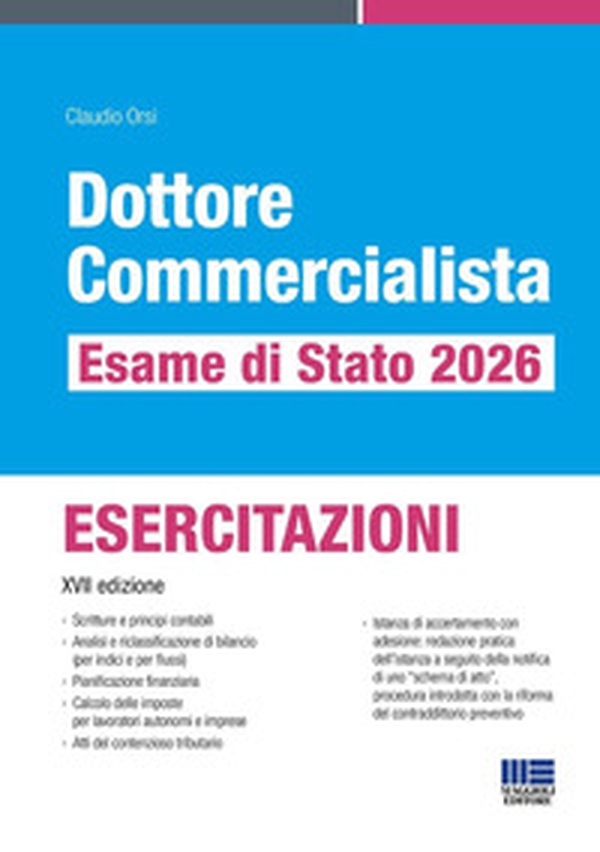 Dottore commercialista. Esame di Stato 2026. Esercitazioni - Librerie.coop