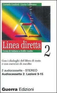 Linea diretta 2. Corso di italiano a livello medio. 2 Audiocassette - Librerie.coop