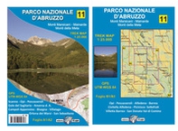 Carta escursionistica Parco Nazionale d'Abruzzo. Monti Marsicani, Mainarde, Monti della Meta. Trek map. Scala 1:25.000 - Librerie.coop