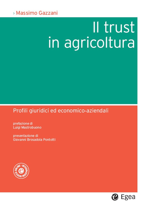 Il trust in agricoltura - Librerie.coop Il trust in agricoltura - Librerie.coop
