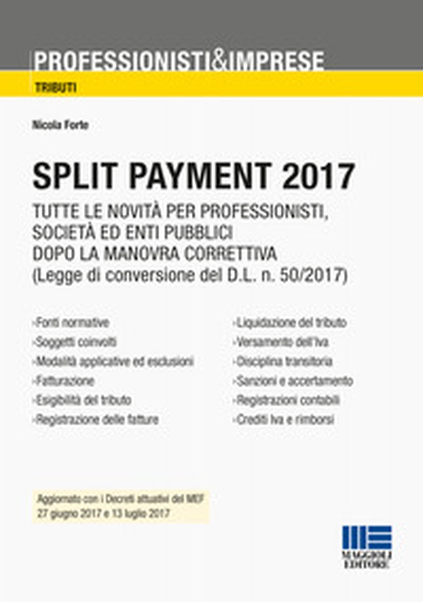 Split payment 2017 - Librerie.coop Split payment 2017 - Librerie.coop