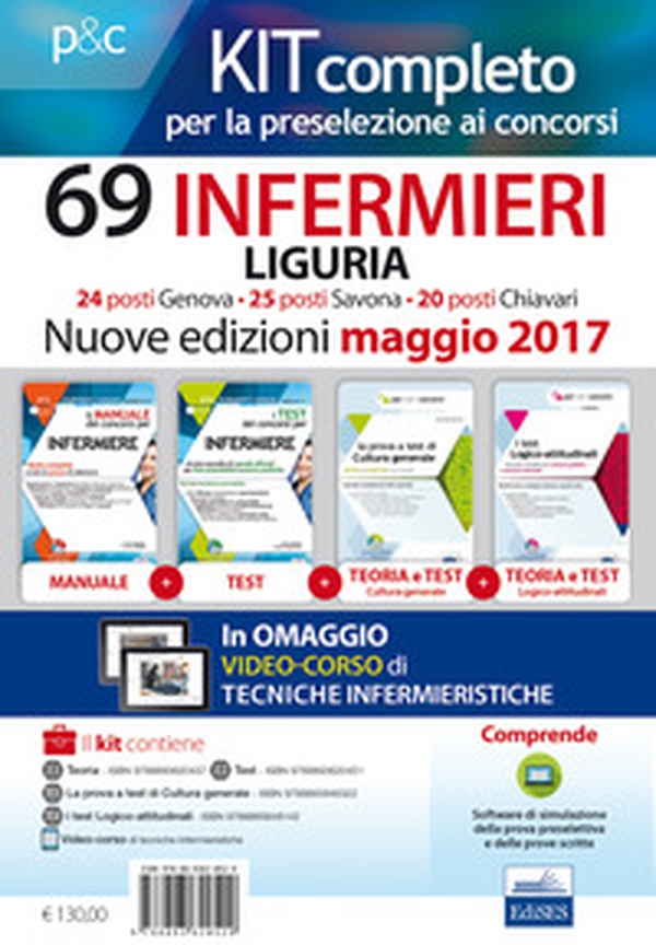 Concorso 69 Infermieri Liguria. Kit completo - Librerie.coop Concorso 69 Infermieri Liguria. Kit completo - Librerie.coop