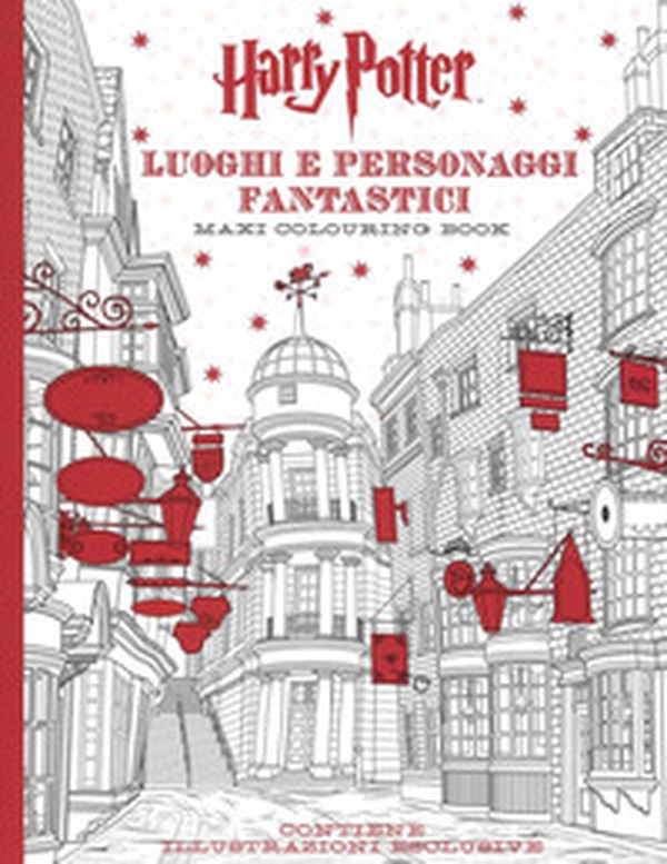 Harry Potter. Luoghi e personaggi fantastici. Maxi colouring book - Librerie.coop Harry Potter. Luoghi e personaggi fantastici. Maxi colouring book - Librerie.coop