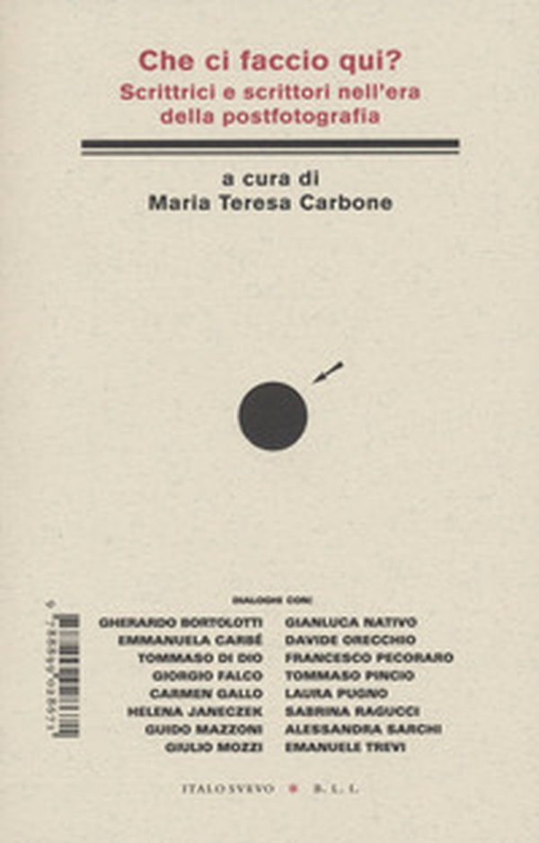 Che ci faccio qui? Scrittrici e scrittori nell'era della postfotografia - Librerie.coop Che ci faccio qui? Scrittrici e scrittori nell'era della postfotografia - Librerie.coop