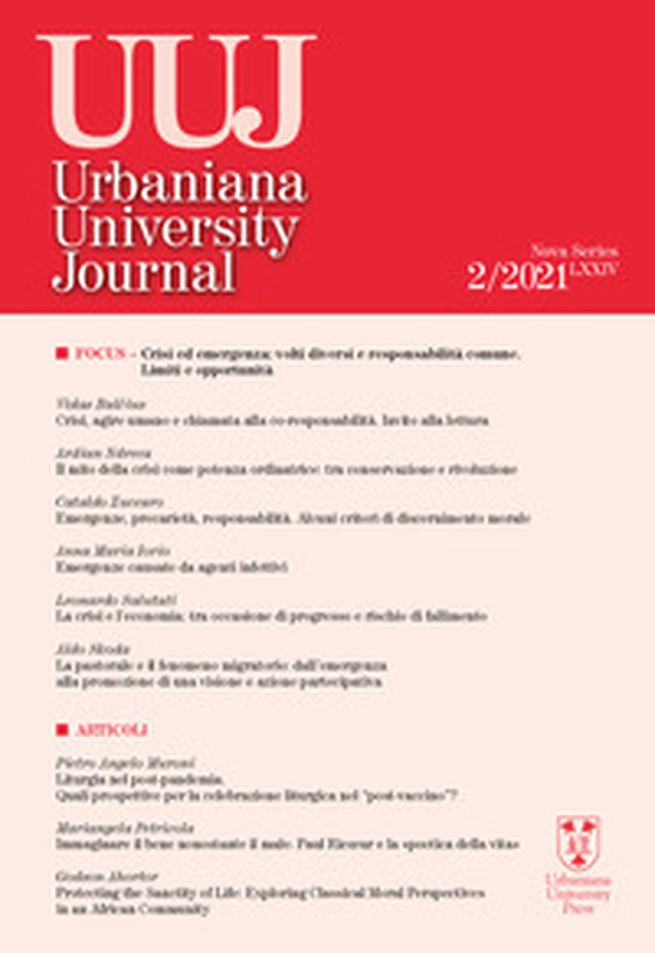 Urbaniana University Journal. Euntes Docete - Librerie.coop Urbaniana University Journal. Euntes Docete - Librerie.coop
