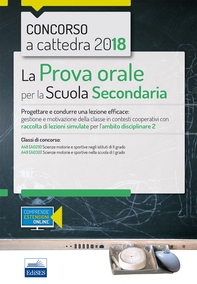 Concorso a cattedra - La prova orale per l'Ambito disciplinare 2 (Scienze motorie) - Librerie.coop