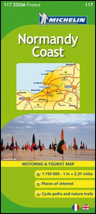 Normandy Coast 1:150.000. Ediz. inglese e francese - Librerie.coop