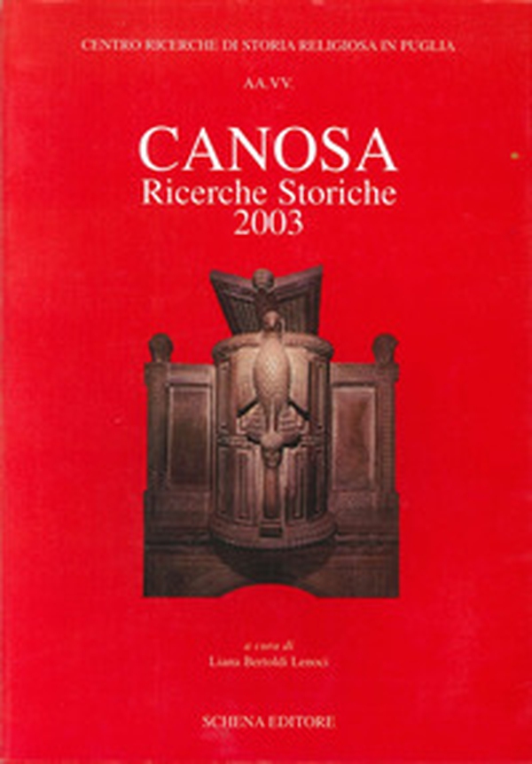 Canosa. Ricerche storiche 2003 - Librerie.coop Canosa. Ricerche storiche 2003 - Librerie.coop