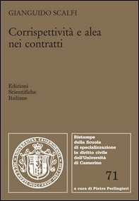 Corrispettività e alea nei contratti - Librerie.coop