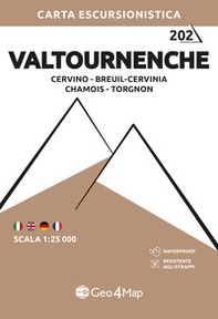 202 Valtournenche Cervino - Breuil-Cervinia - Chamois - Torgnon. Carta escursionistica 1:25.000 - Librerie.coop
