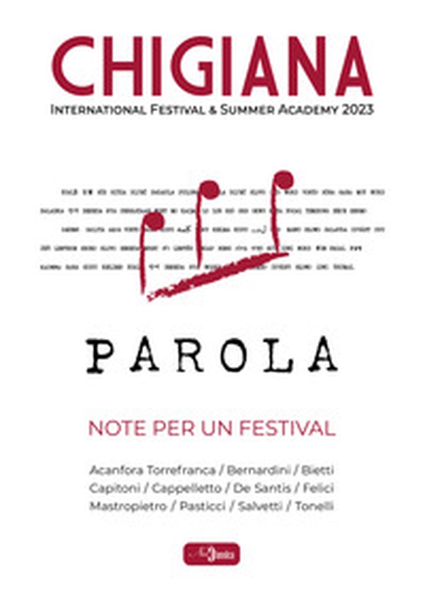 Parola. Note per un festival - Librerie.coop Parola. Note per un festival - Librerie.coop