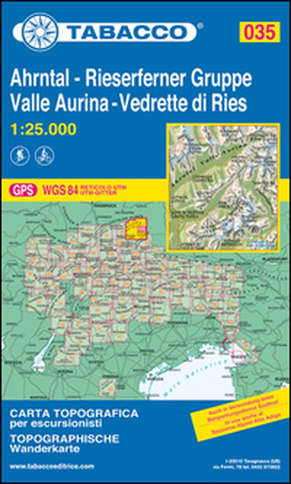 Valle Aurina. Vedrette di Ries 1:25.000 - Librerie.coop Valle Aurina. Vedrette di Ries 1:25.000 - Librerie.coop