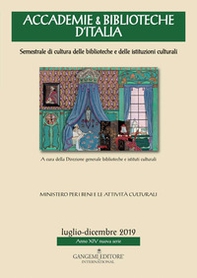 Accademie & biblioteche d'Italia. Semestrale di cultura delle biblioteche e delle istituzioni culturali - Vol. 2 - Librerie.coop Accademie & biblioteche d'Italia. Semestrale di cultura delle biblioteche e delle istituzioni culturali - Vol. 2 - Librerie.coop