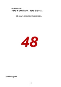 Topo di campagna, topo di città: due realtà. Ad rivum eundem, siti convulsi... 48 - Librerie.coop Topo di campagna, topo di città: due realtà. Ad rivum eundem, siti convulsi... 48 - Librerie.coop