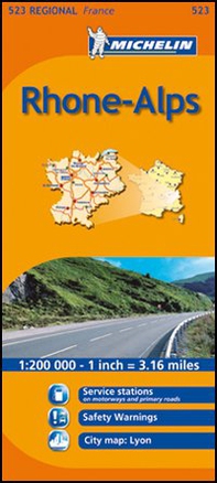 Rhone-Alps 1:200.000 - Librerie.coop