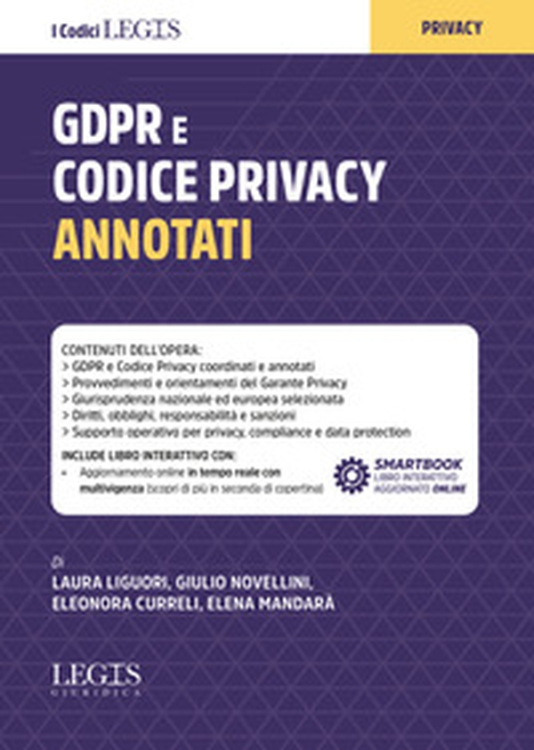 GDPR e codice privacy annotati - Librerie.coop