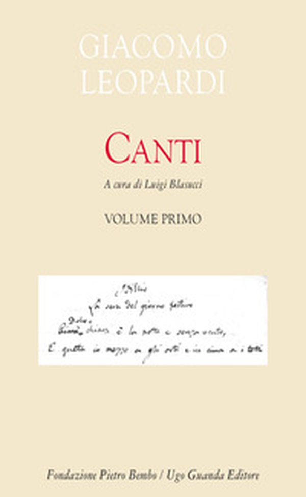 Canti - Vol. 1 - Librerie.coop Canti - Vol. 1 - Librerie.coop