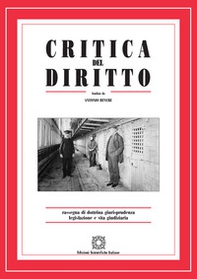 Critica del diritto. Rassegna di dottrina giurisprudenza legislazione e vita giudiziaria - Vol. 1 - Librerie.coop