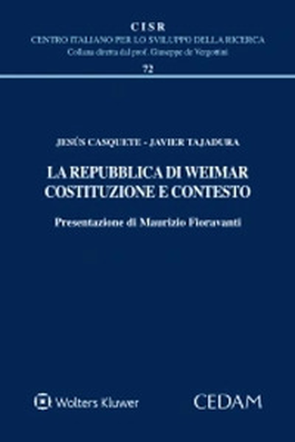 La repubblica di Weimar. Costituzione e contesto - Librerie.coop La repubblica di Weimar. Costituzione e contesto - Librerie.coop