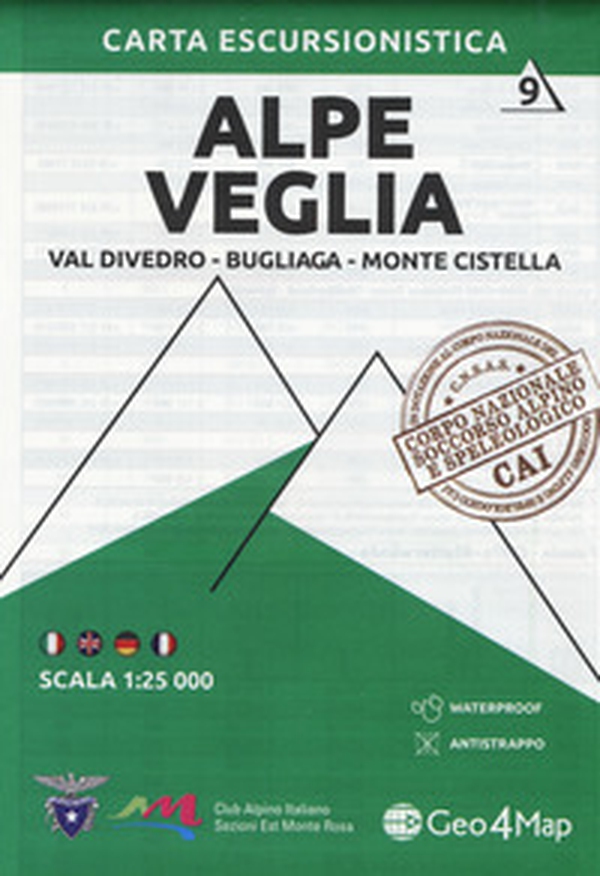 Carta escursionistica Alpe Veglia. Val Divedro, Bugliaga, Monte Cistella 1:25.000 - Librerie.coop Carta escursionistica Alpe Veglia. Val Divedro, Bugliaga, Monte Cistella 1:25.000 - Librerie.coop