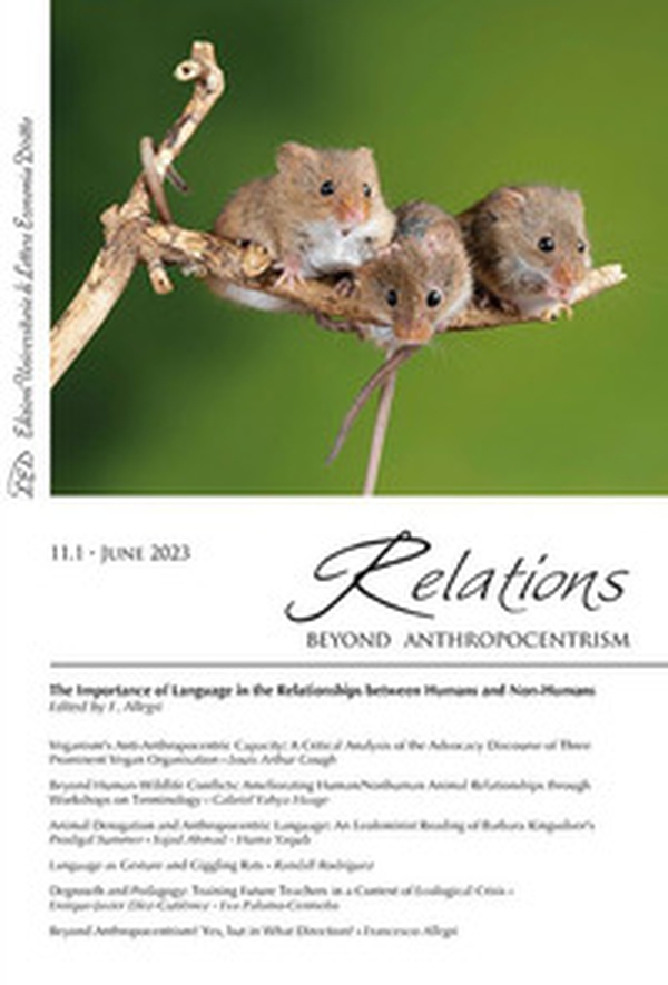 Relations. Beyond Anthropocentrism - Vol. 11 - Librerie.coop Relations. Beyond Anthropocentrism - Vol. 11 - Librerie.coop