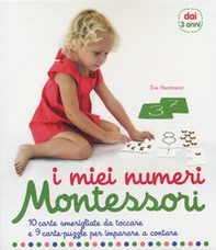 I miei numeri. Montessori. 10 carte smerigliate da toccare e 9 carte puzzle per imparare a contare - Librerie.coop