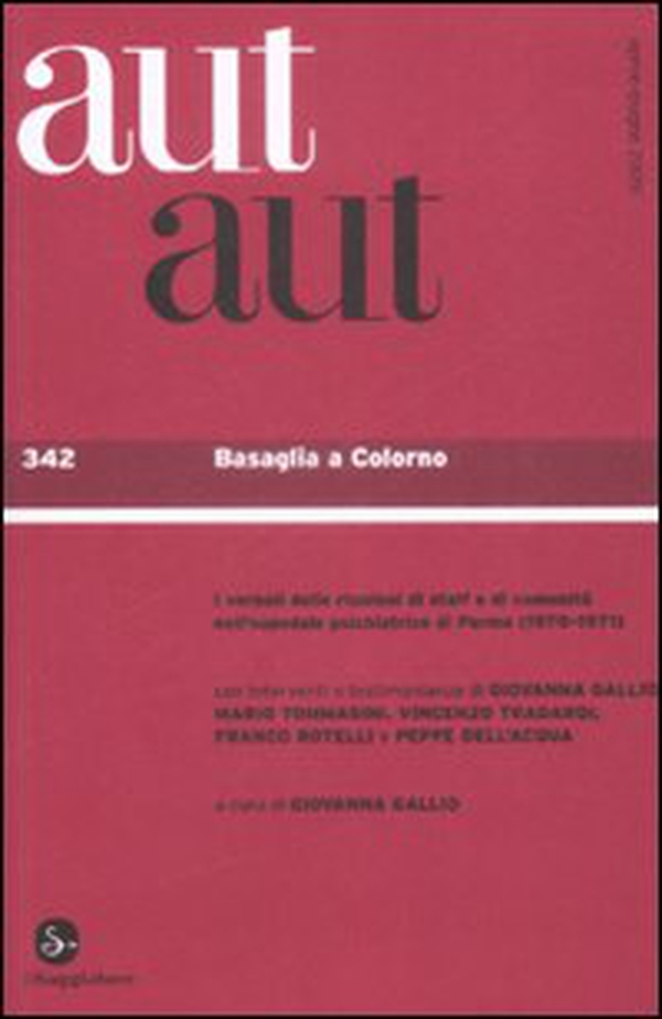 Aut aut - Vol. 342 - Librerie.coop Aut aut - Vol. 342 - Librerie.coop