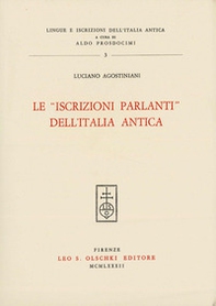 Le «iscrizioni parlanti» dell'Italia antica - Librerie.coop