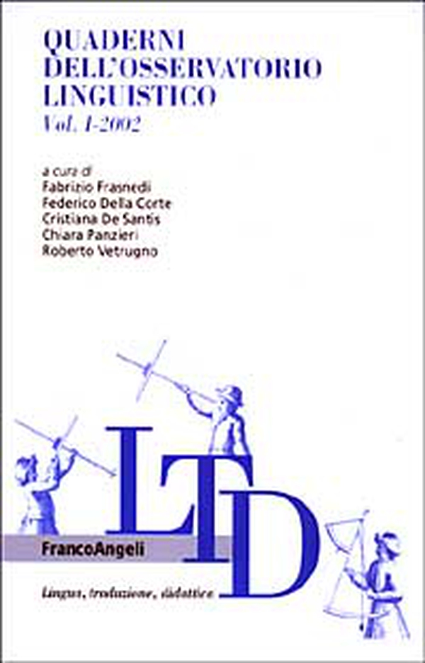 Quaderni dell'Osservatorio linguistico - Vol. 1 - Librerie.coop