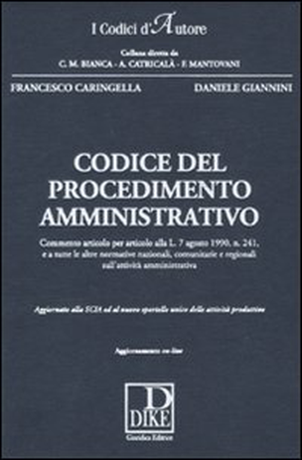 Codice del procedimento amministrativo - Librerie.coop Codice del procedimento amministrativo - Librerie.coop