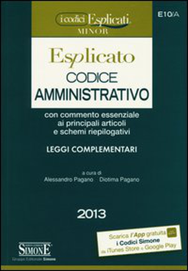 Codice amministrativo esplicato. Ediz. minor - Librerie.coop Codice amministrativo esplicato. Ediz. minor - Librerie.coop