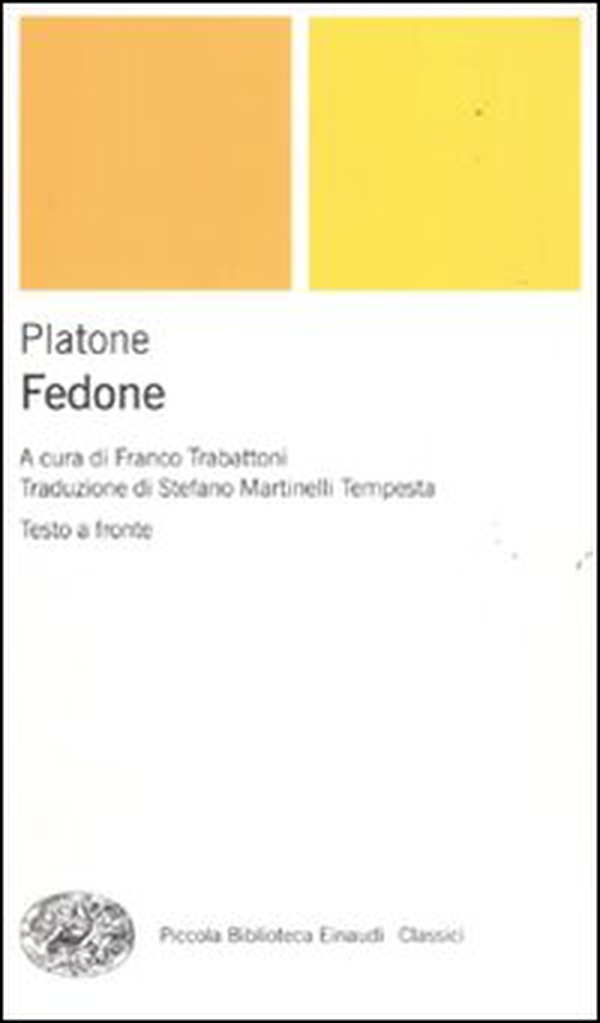 Fedone. Testo greco a fronte - Librerie.coop Fedone. Testo greco a fronte - Librerie.coop