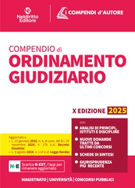 Compendio di ordinamento giudiziario 2025 - Librerie.coop Compendio di ordinamento giudiziario 2025 - Librerie.coop