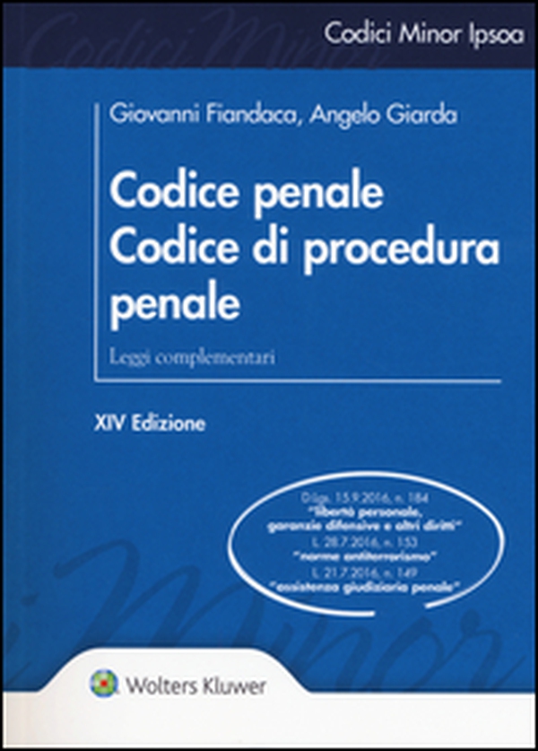 Codice penale. Codice di procedura penale. Leggi complementari - Librerie.coop Codice penale. Codice di procedura penale. Leggi complementari - Librerie.coop